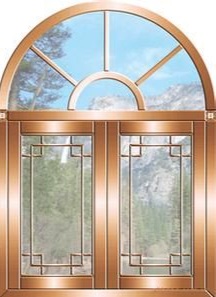 高端酒店会所铜门窗